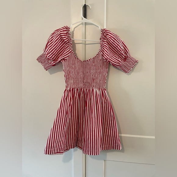 Hill House Red and White Striped Dress - Picture 2 of 2